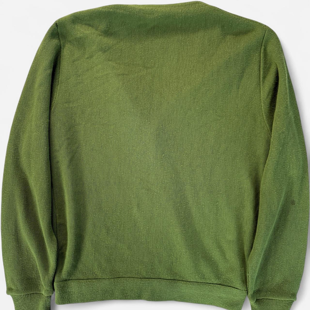 Vintage 1970s Matcha Green Cardigan