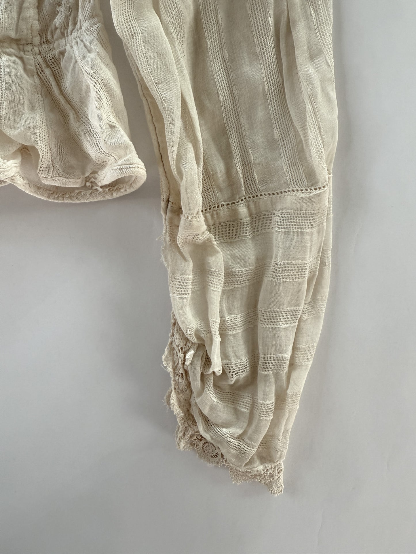 Antique Early 1900s Ivory Blouse