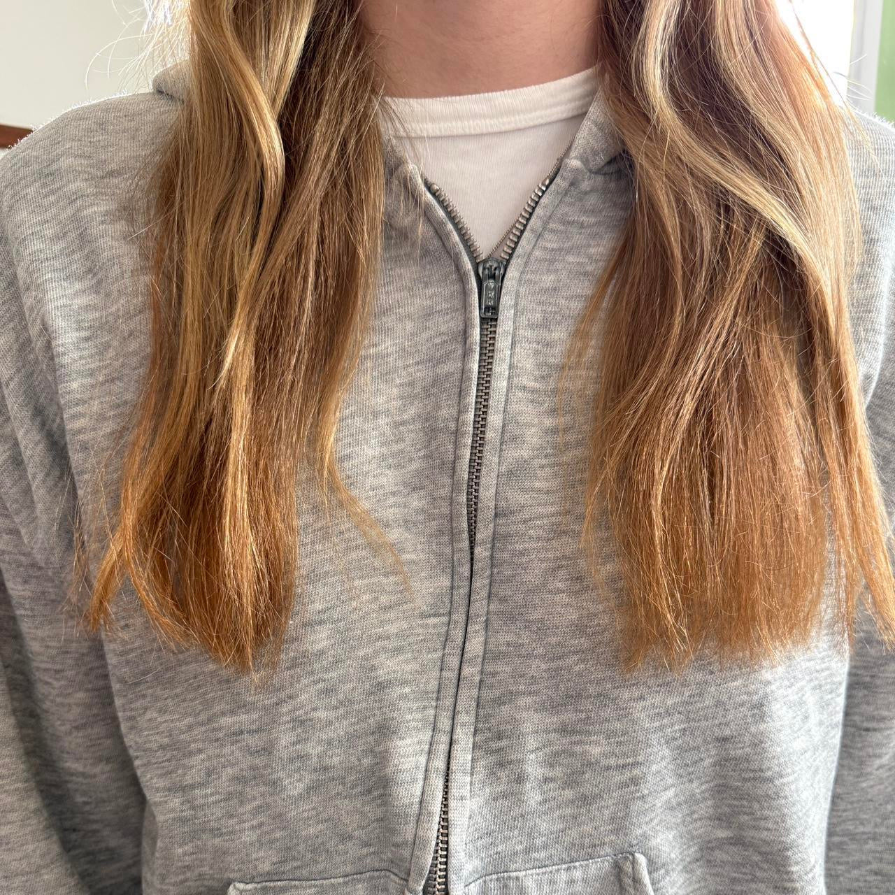 Vintage 1990s Grey Zip up Hoodie