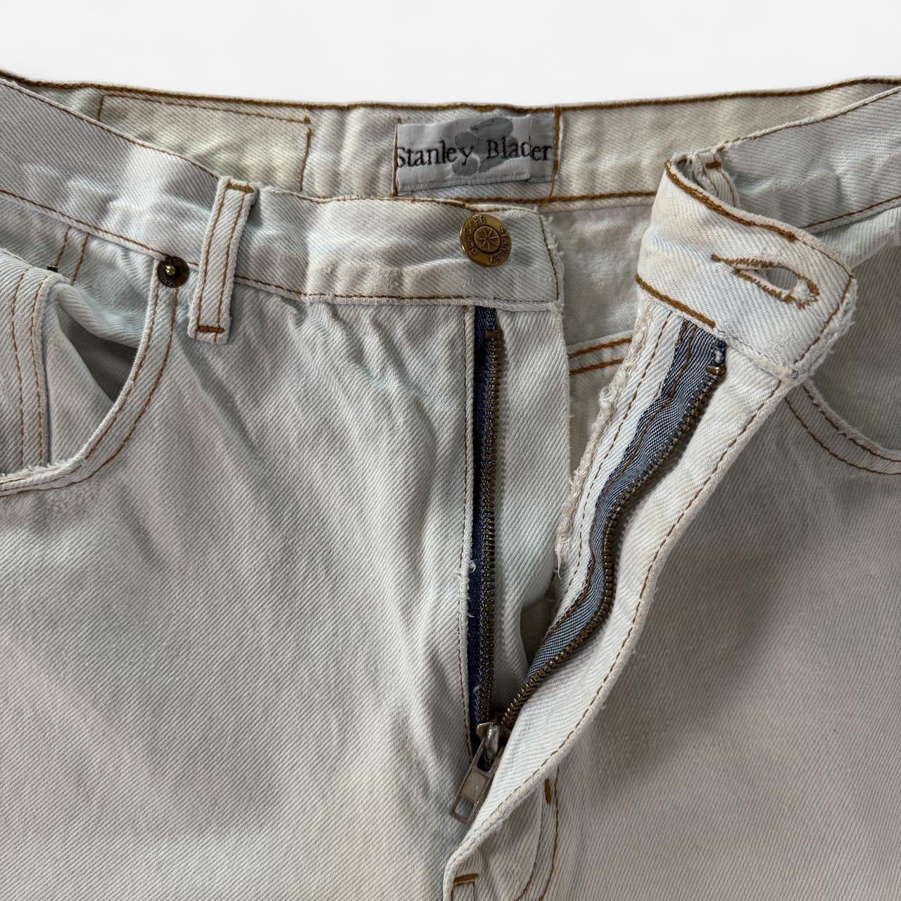 Vintage Stanley Blacker Dad baggy Light blue denim shorts