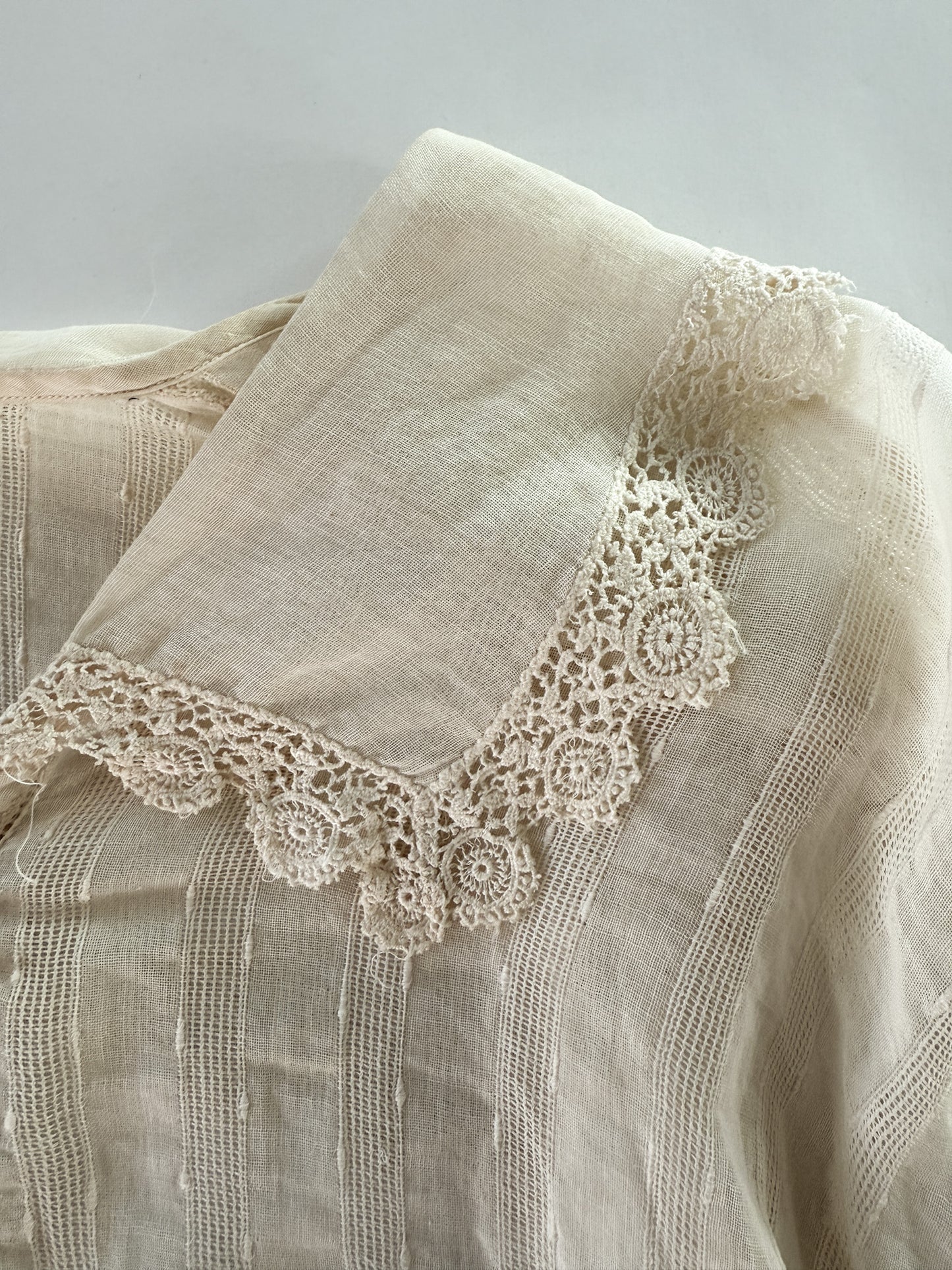 Antique Early 1900s Ivory Blouse