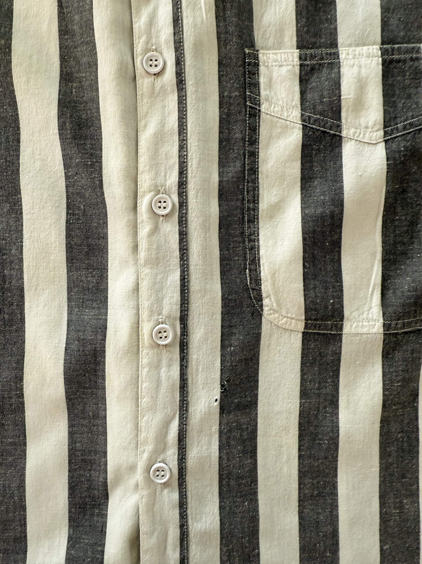 Vintage 1980s Exploits Striped Button up Shirt