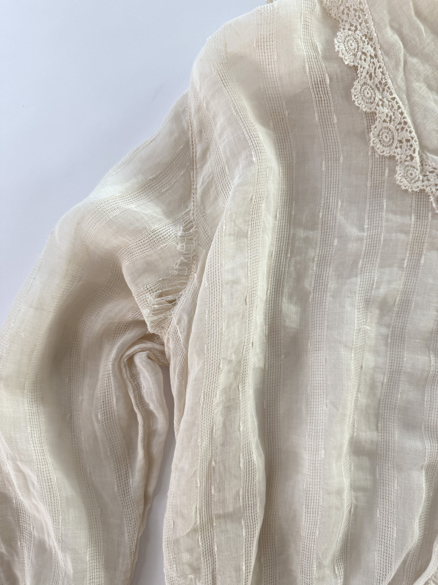 Antique Early 1900s Ivory Blouse