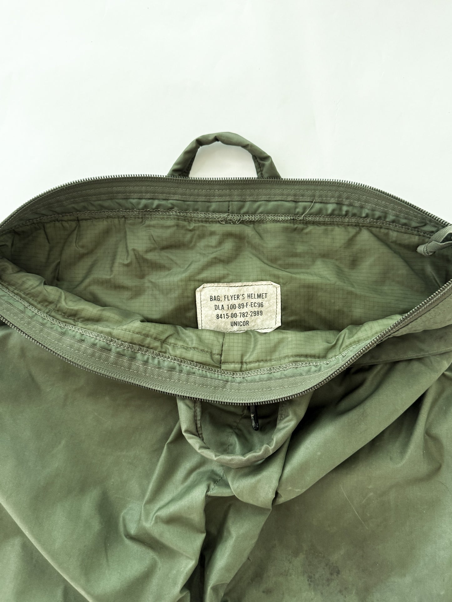 Vintage 1980s Military Flyers Helmet Bag