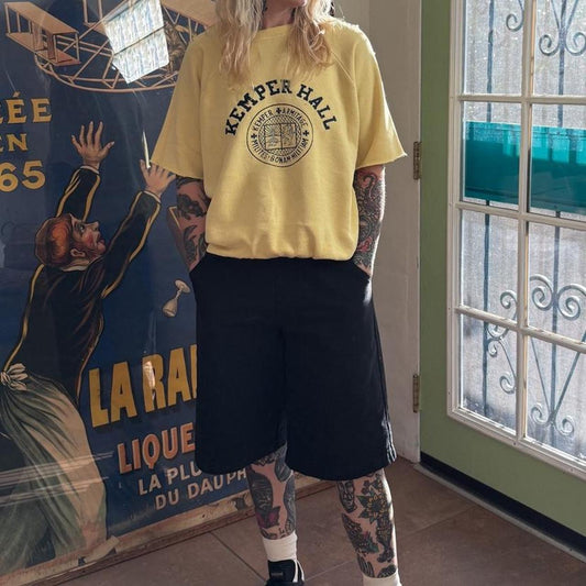 Vintage 1950s Kemper Hall thrashed Crewneck Sweatshirt