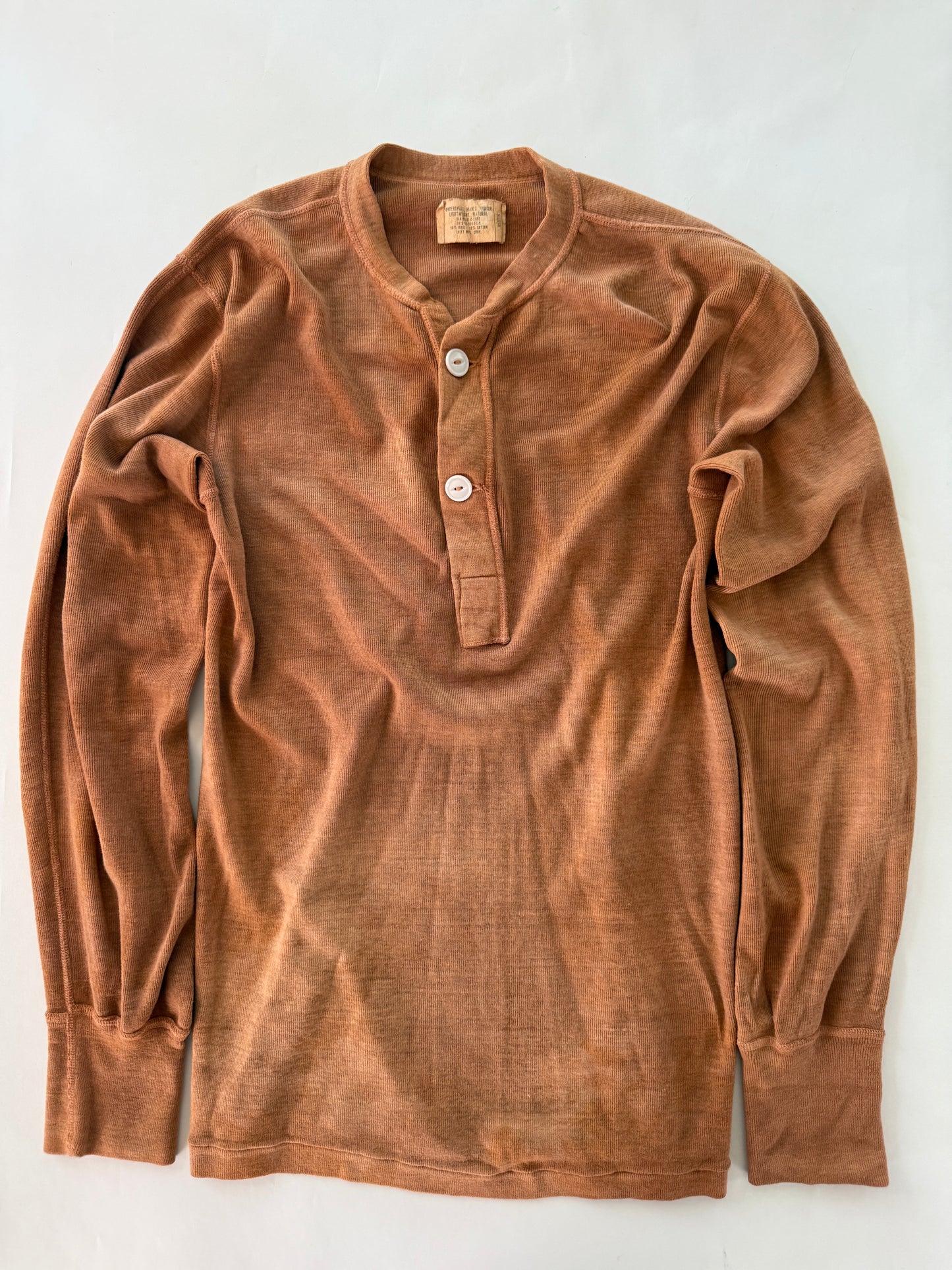 Vintage 1980s Over-dyed Military Undershirt