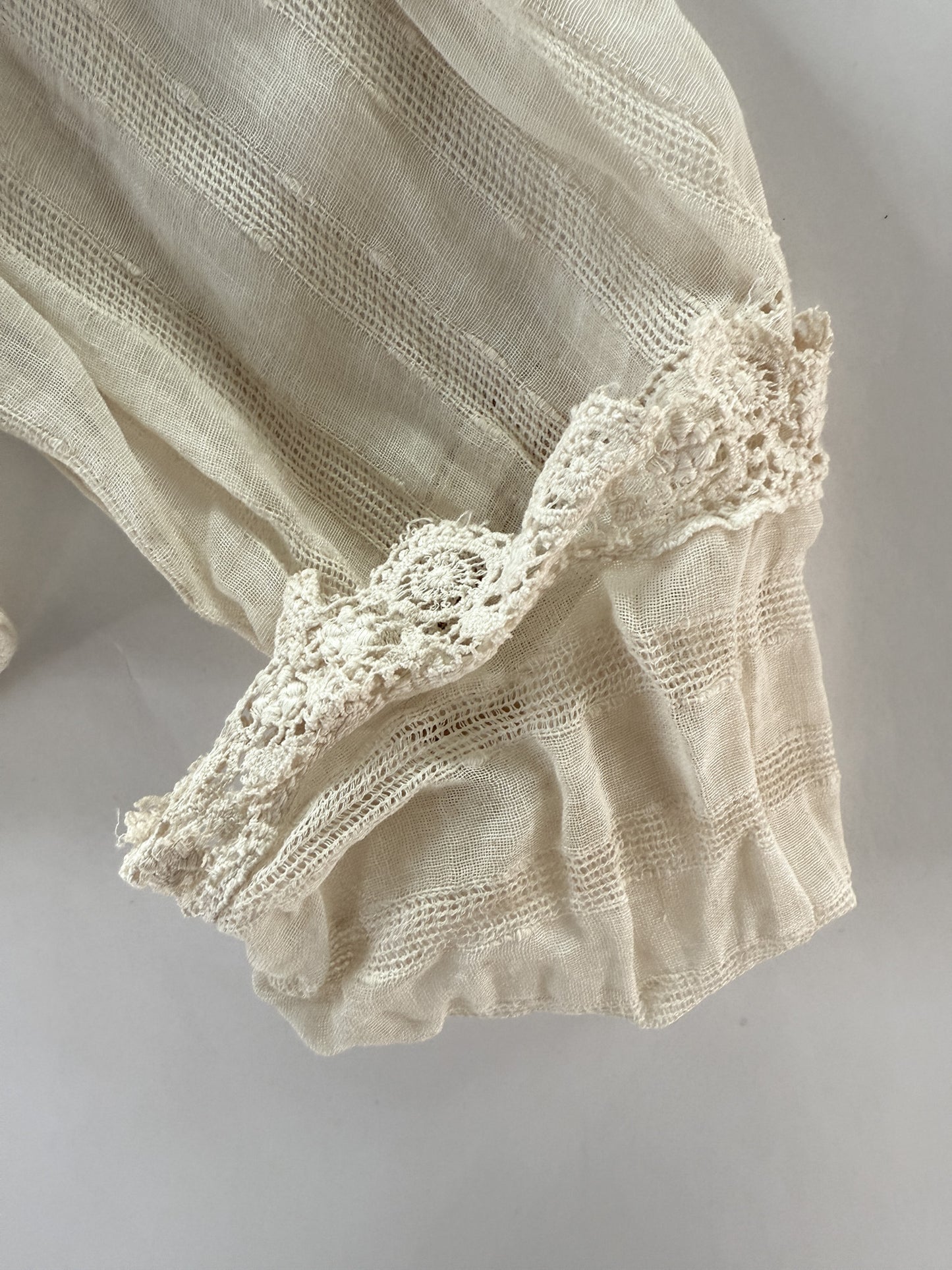 Antique Early 1900s Ivory Blouse