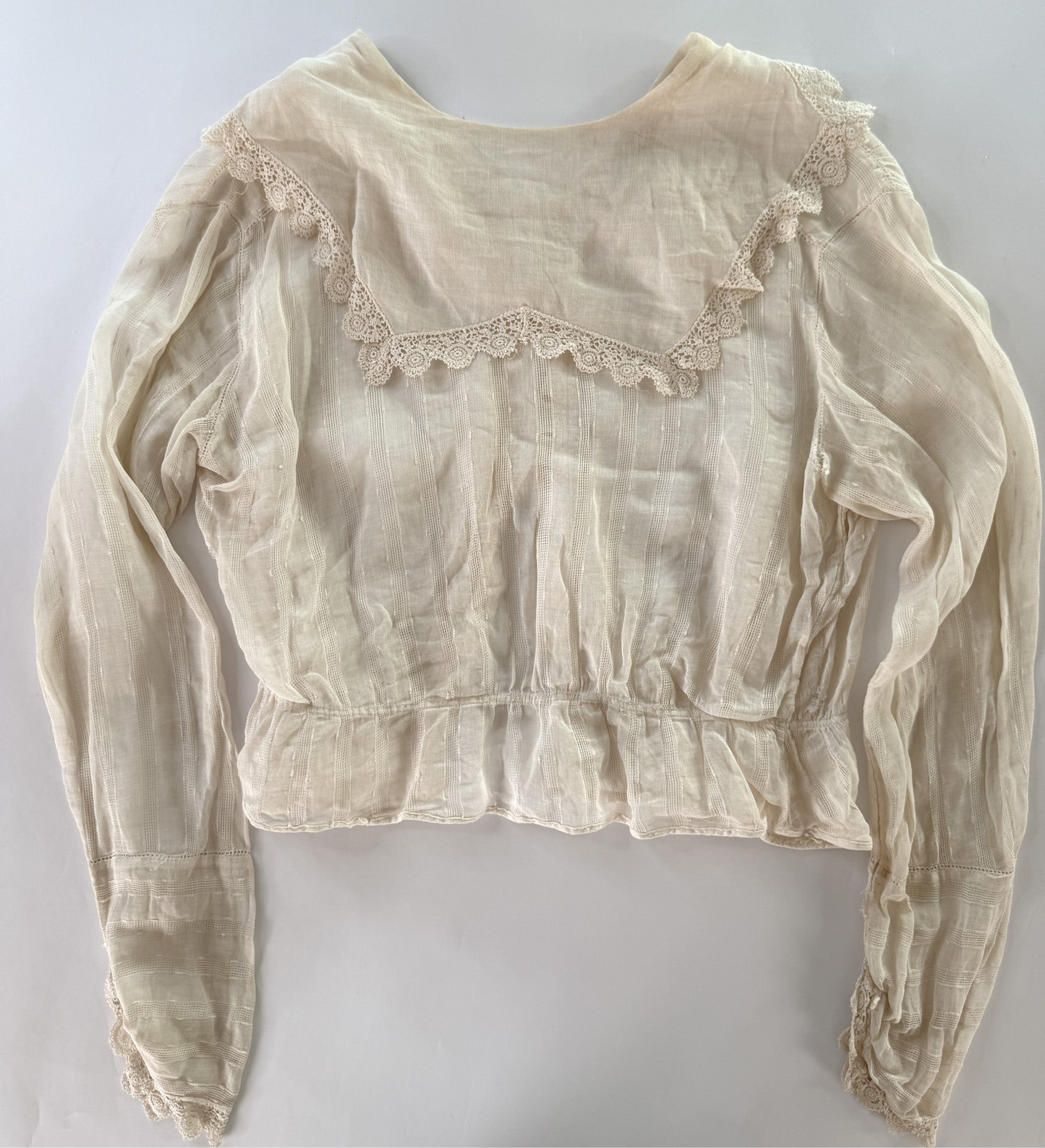 Antique Early 1900s Ivory Blouse