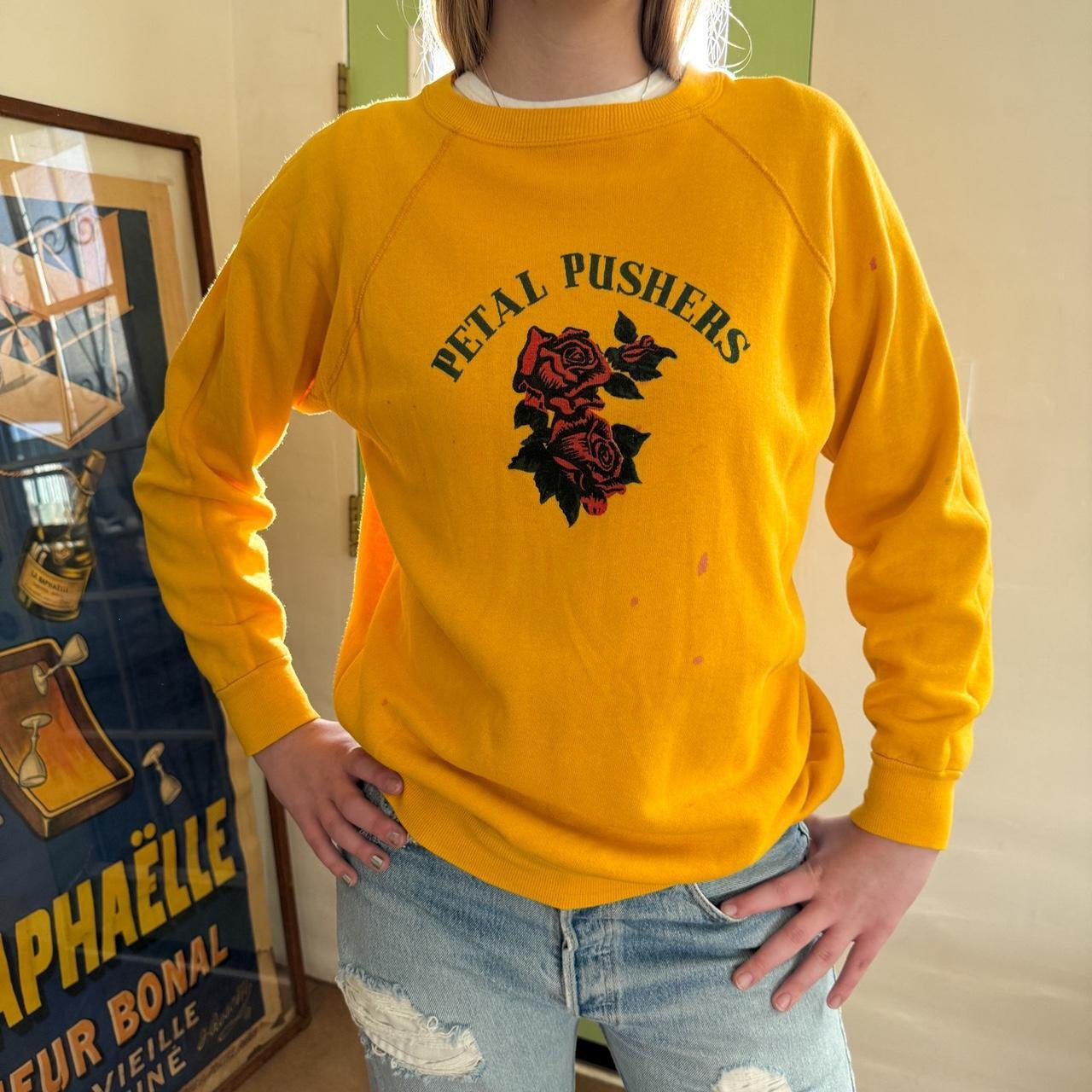 Vintage 1960s Petal Pushers Crewneck Sweatshirt