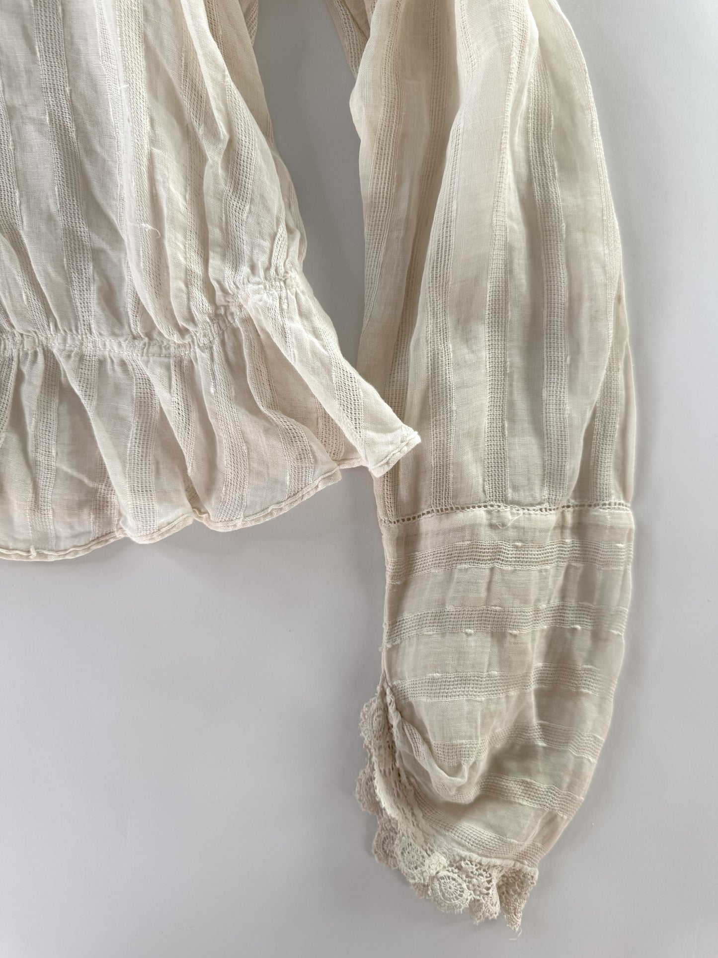 Antique Early 1900s Ivory Blouse