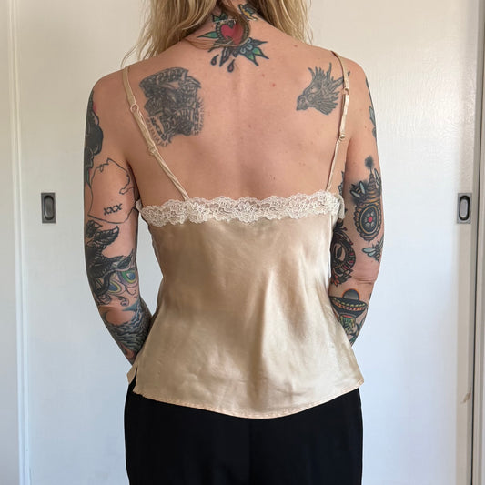 Vintage Mossimo Silk Champagne Camisole