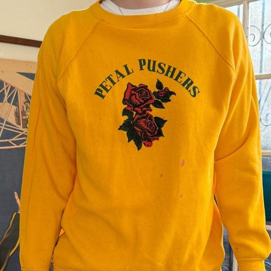 Vintage 1960s Petal Pushers Crewneck Sweatshirt