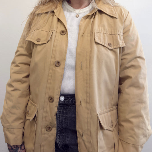 Vintage 1970s Four Pocket lined Jacket
