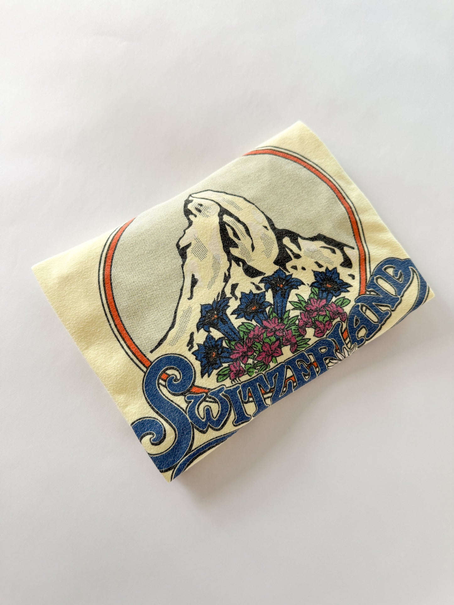 Vintage 1980s Switzerland Souvenir Tshirt