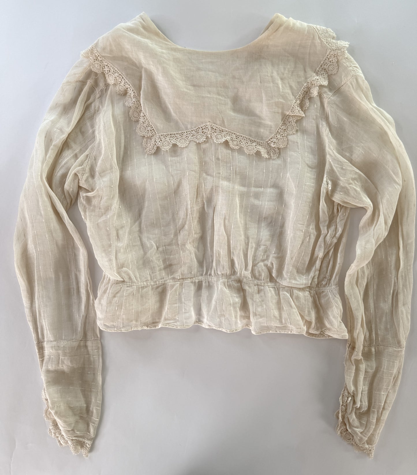 Antique Early 1900s Ivory Blouse