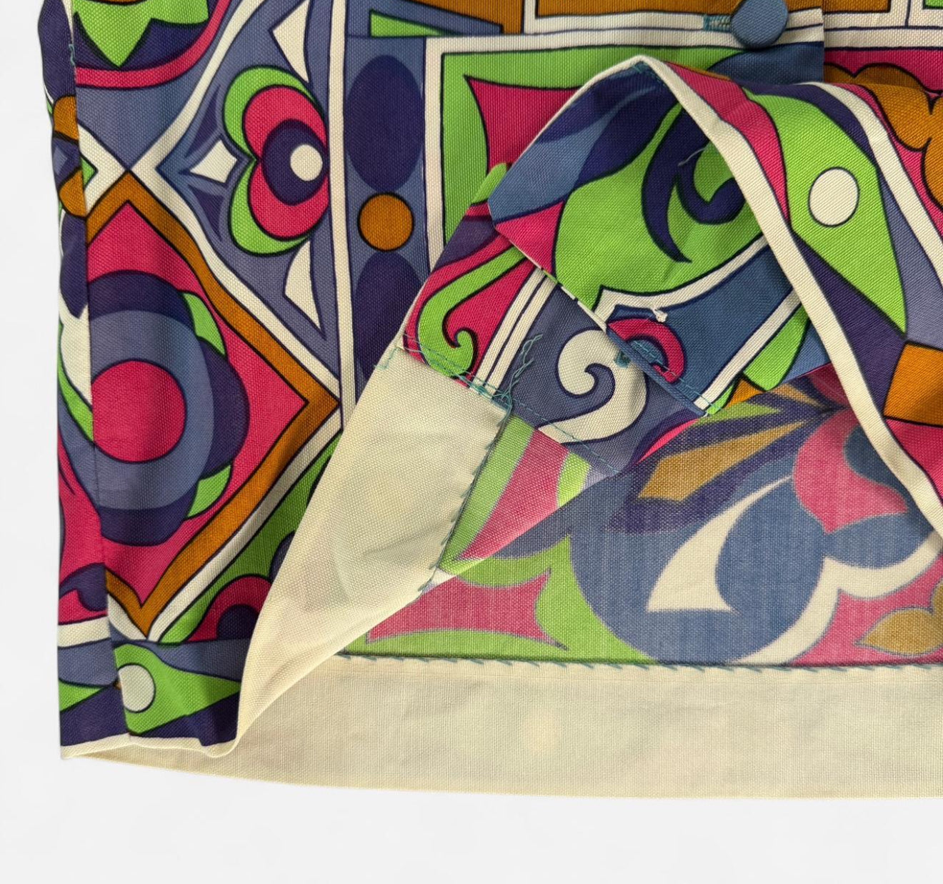 Vintage 1960s Psychedelic print sleeveless top