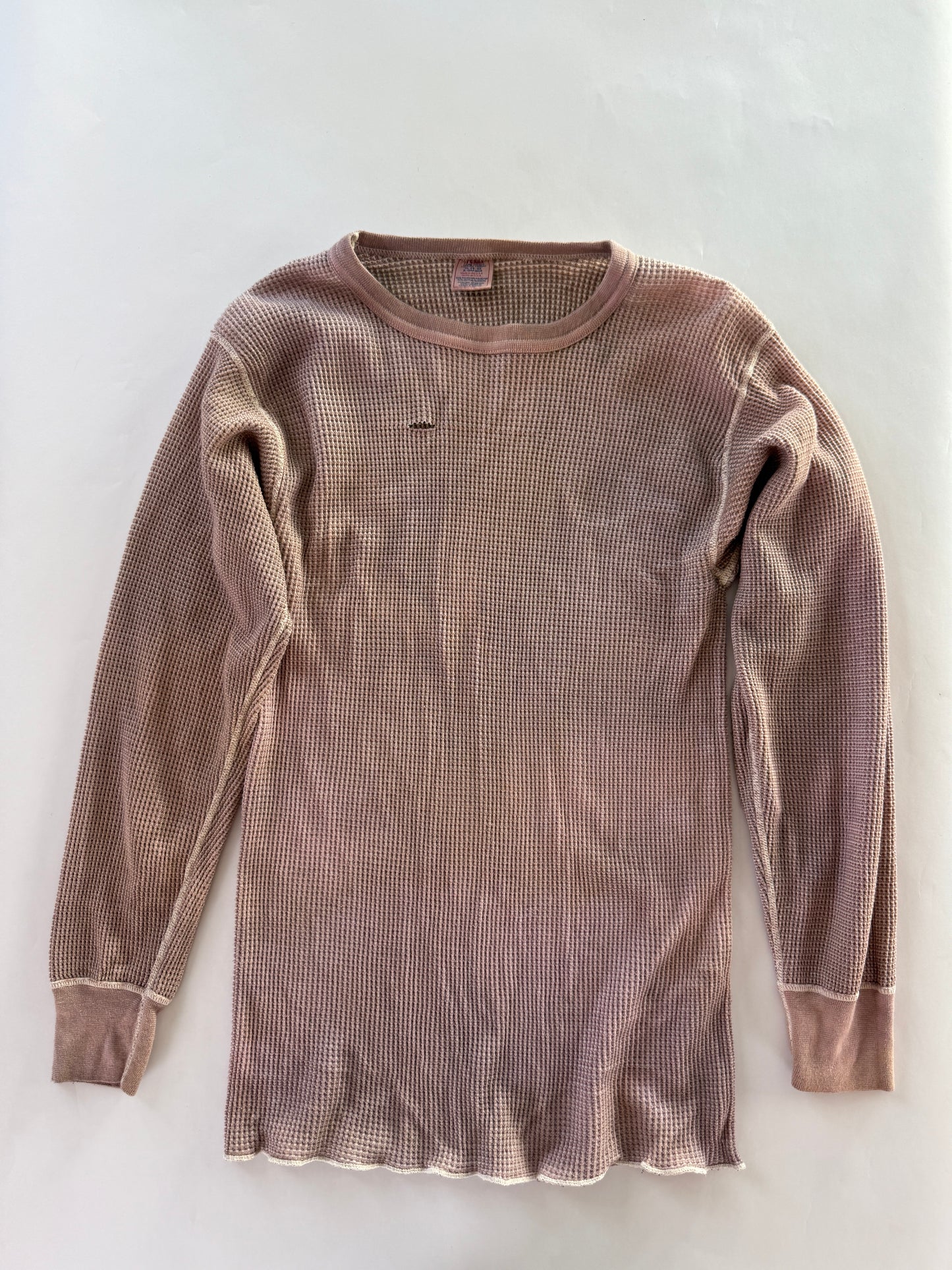 Vintage Over-Dyed JE Morgan Waffle Thermal