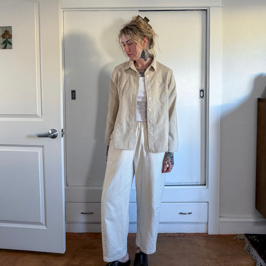 Vintage Bon Worth textured button up shirt