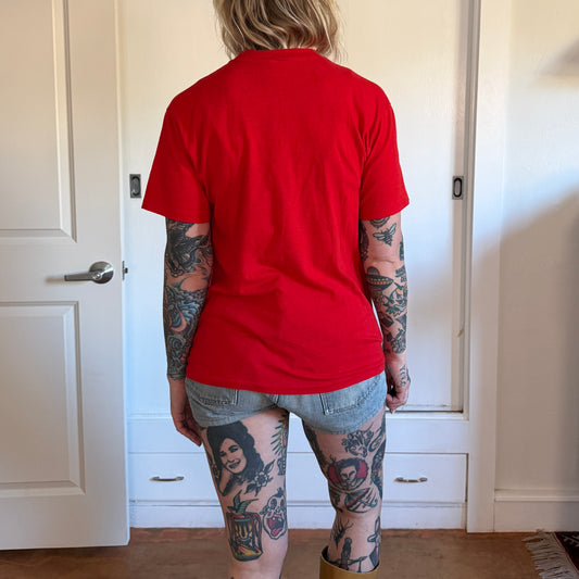 Vintage 1980s Red Safeway bread Plant graphic tshirt