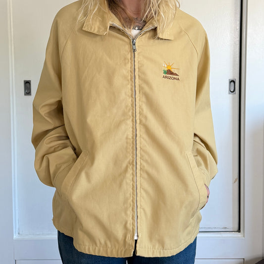 Vintage King Louis Pro Fit Jacket Tan with Arizona Desert Embroidery