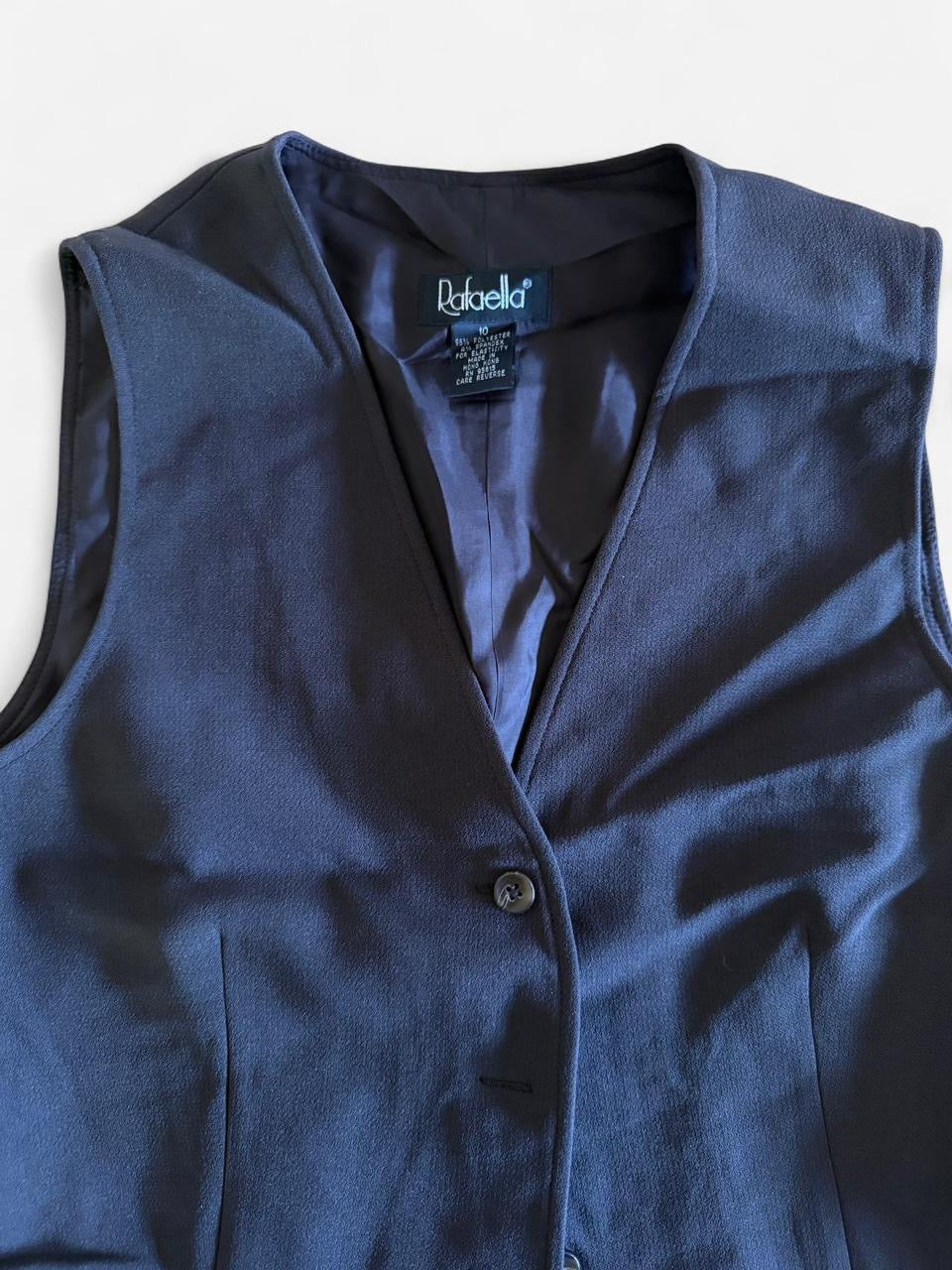 Vintage 1980s Rafaella Brown Vest