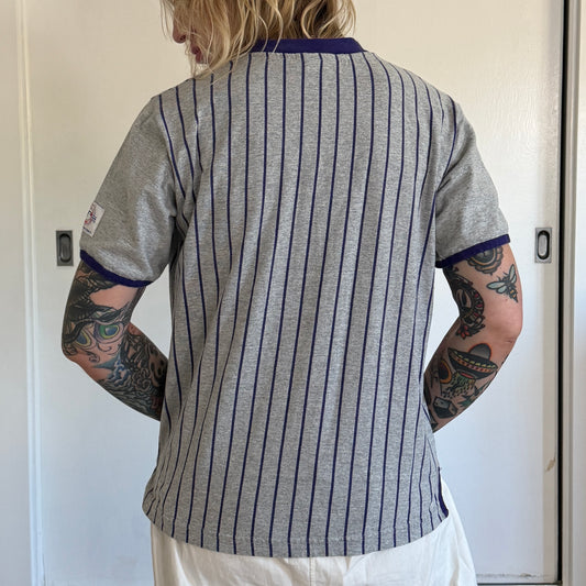 Vintage Arizona Diamondbacks MLB Pinstripe Henley Shirt