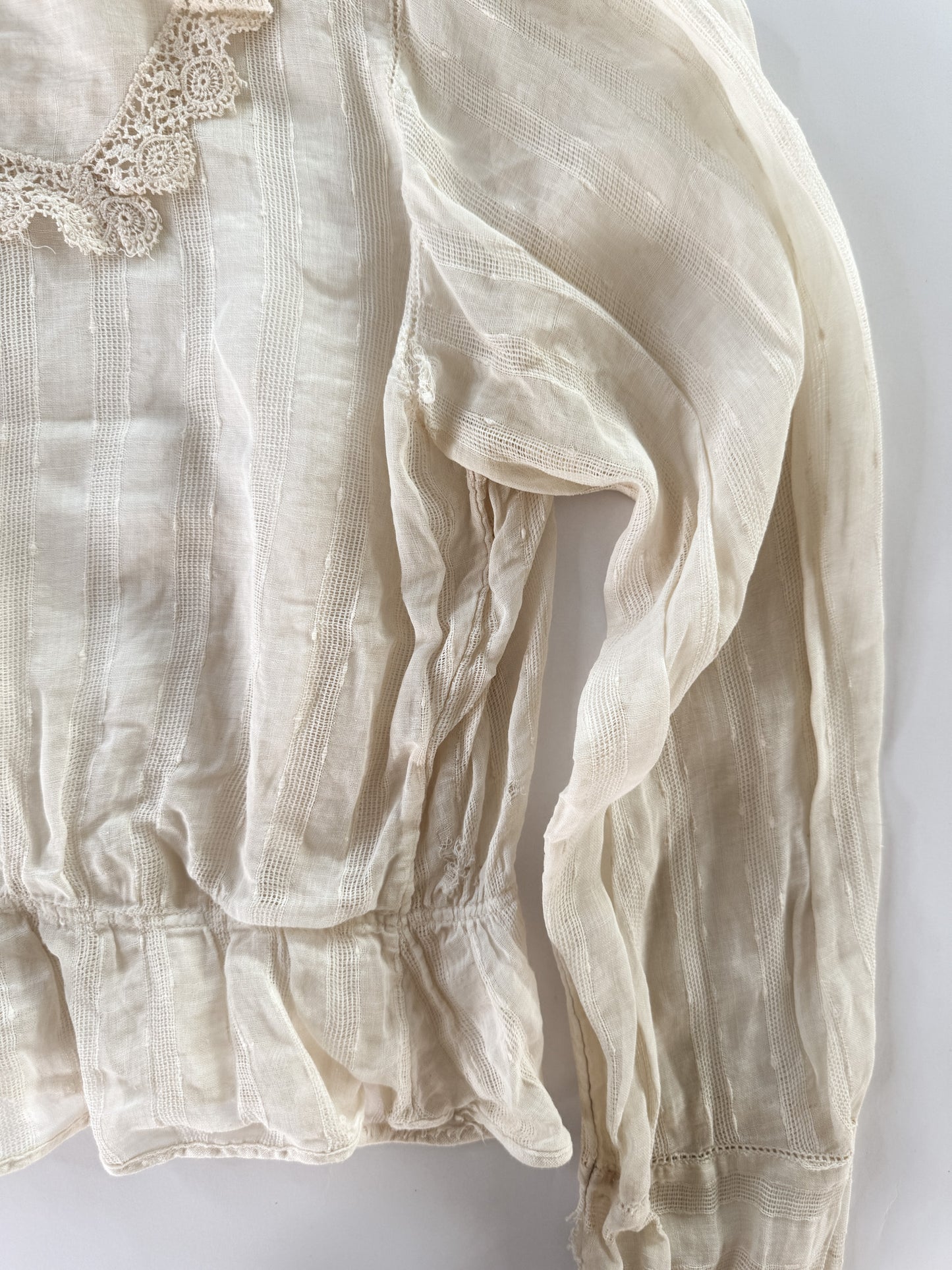 Antique Early 1900s Ivory Blouse