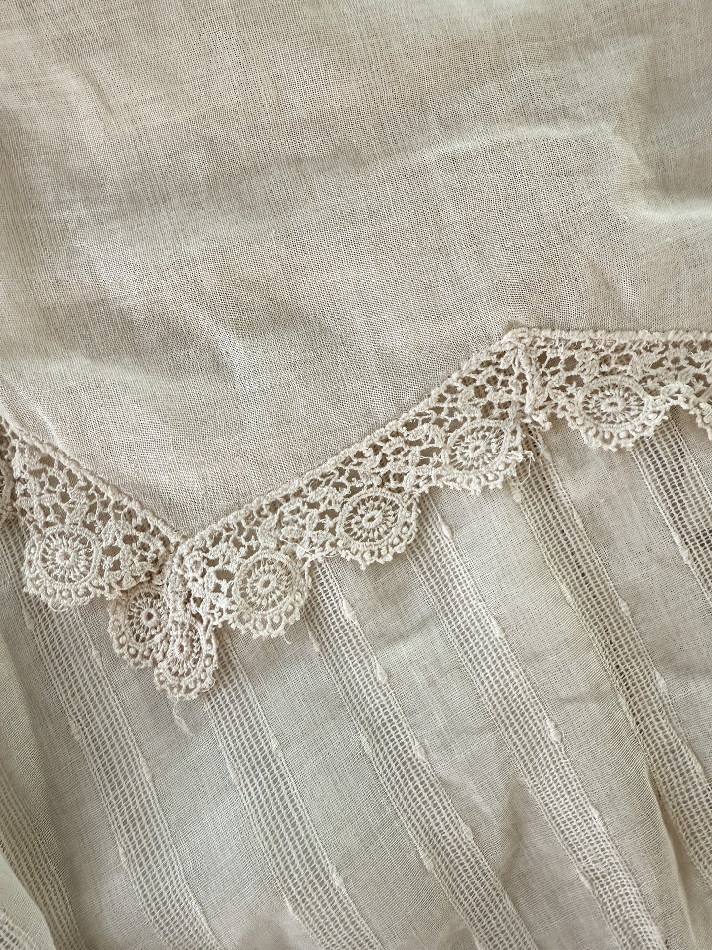 Antique Early 1900s Ivory Blouse