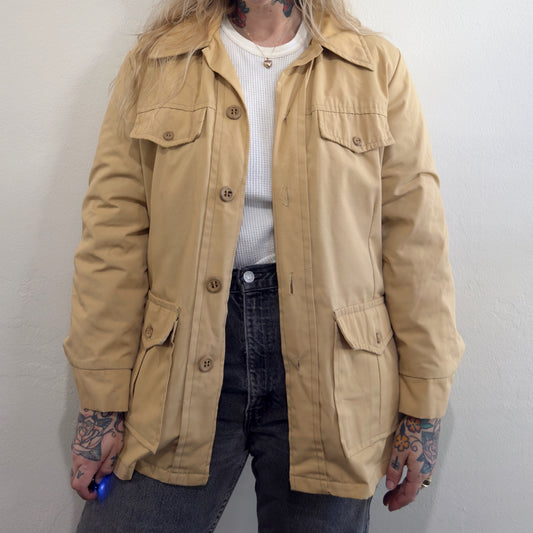 Vintage 1970s Four Pocket lined Jacket
