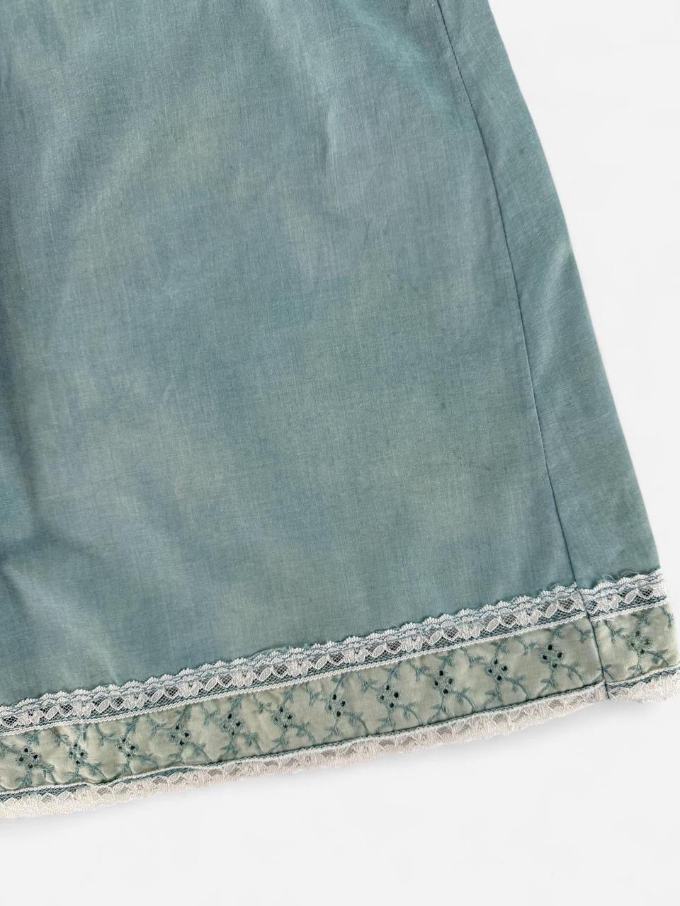 Vintage Overdyed Slip Skirt