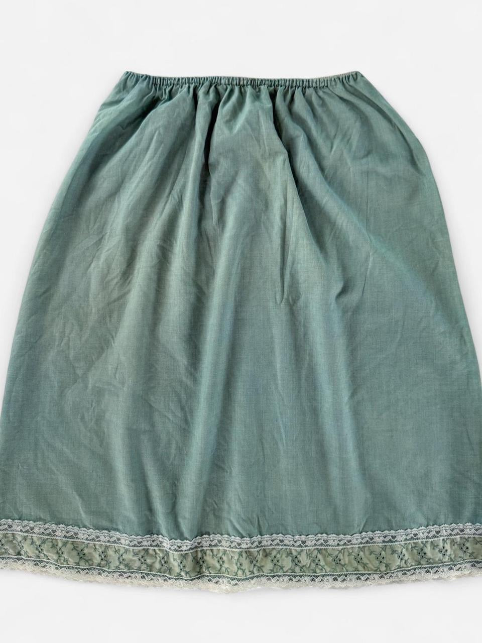 Vintage Overdyed Slip Skirt