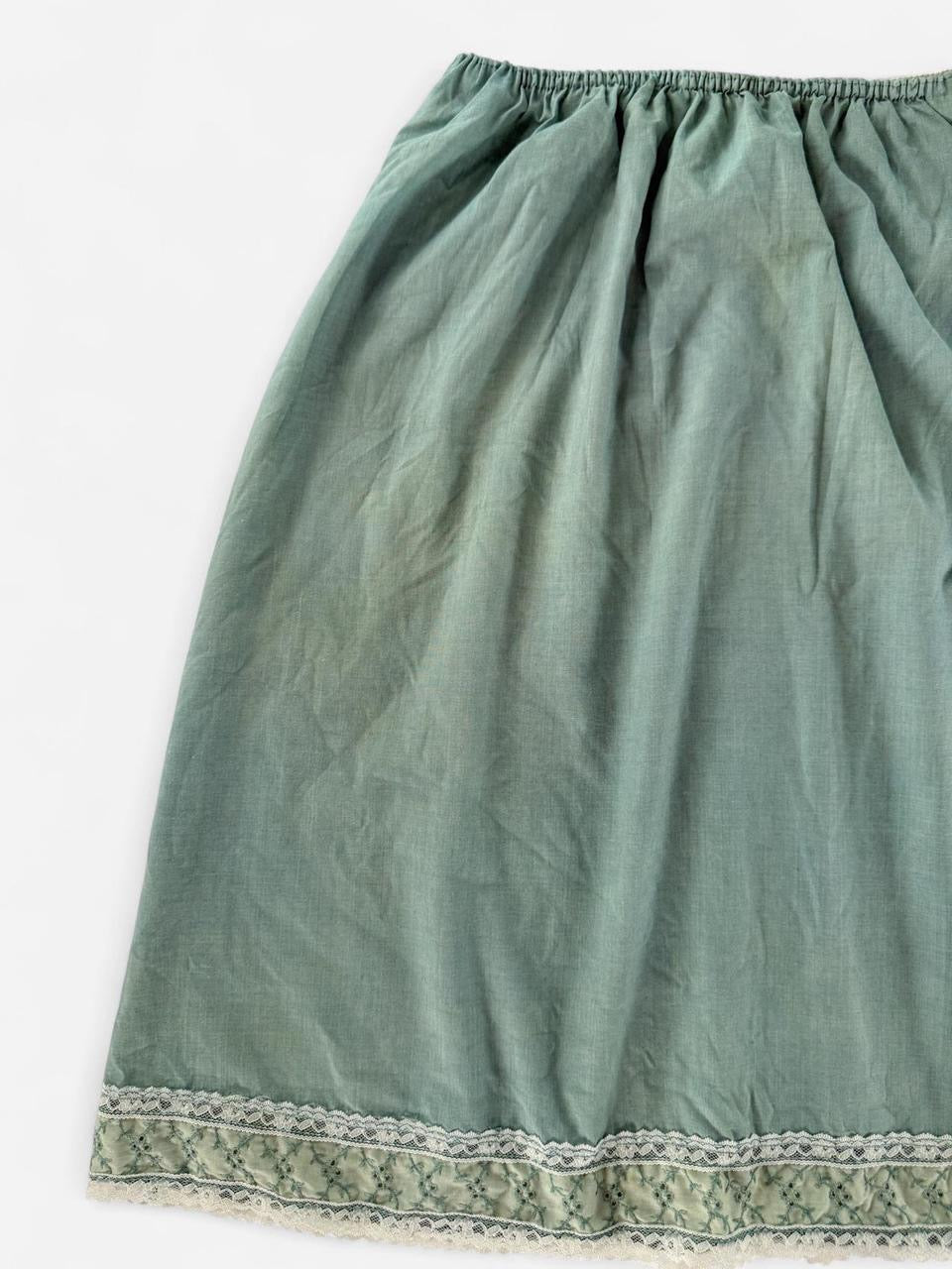 Vintage Overdyed Slip Skirt