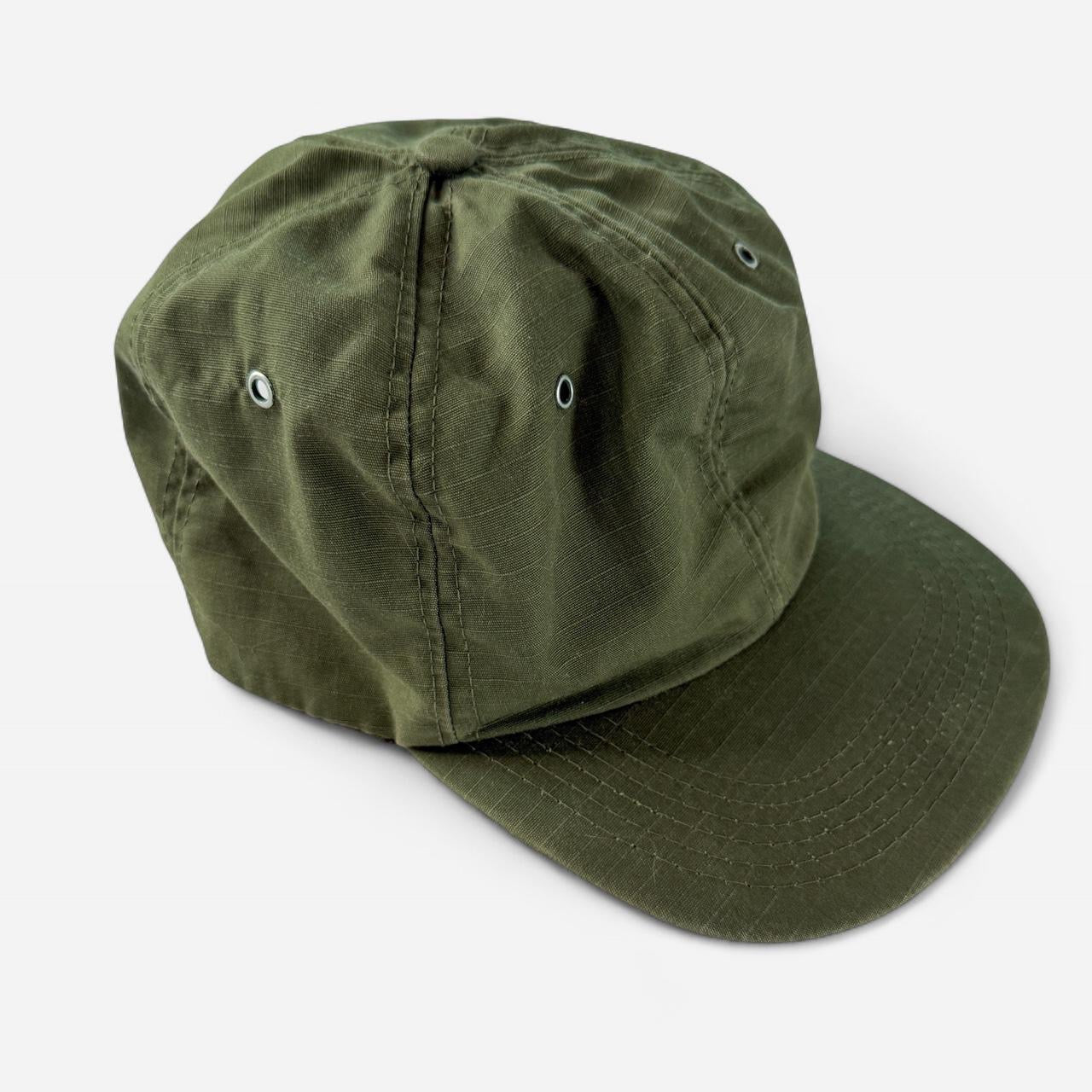 Vintage 1980s 6 Panel Rip Stop Snapback Hat
