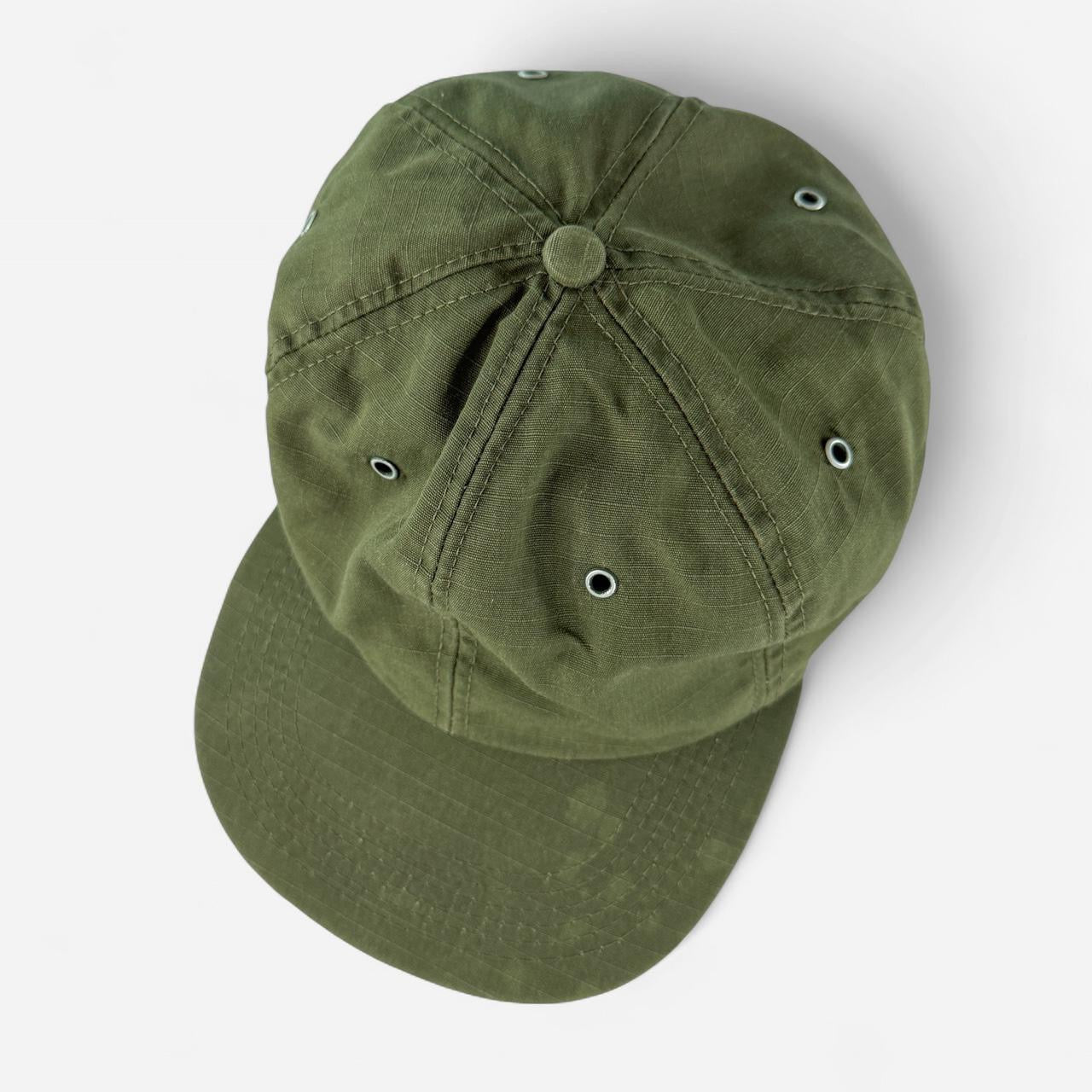 Vintage 1980s 6 Panel Rip Stop Snapback Hat