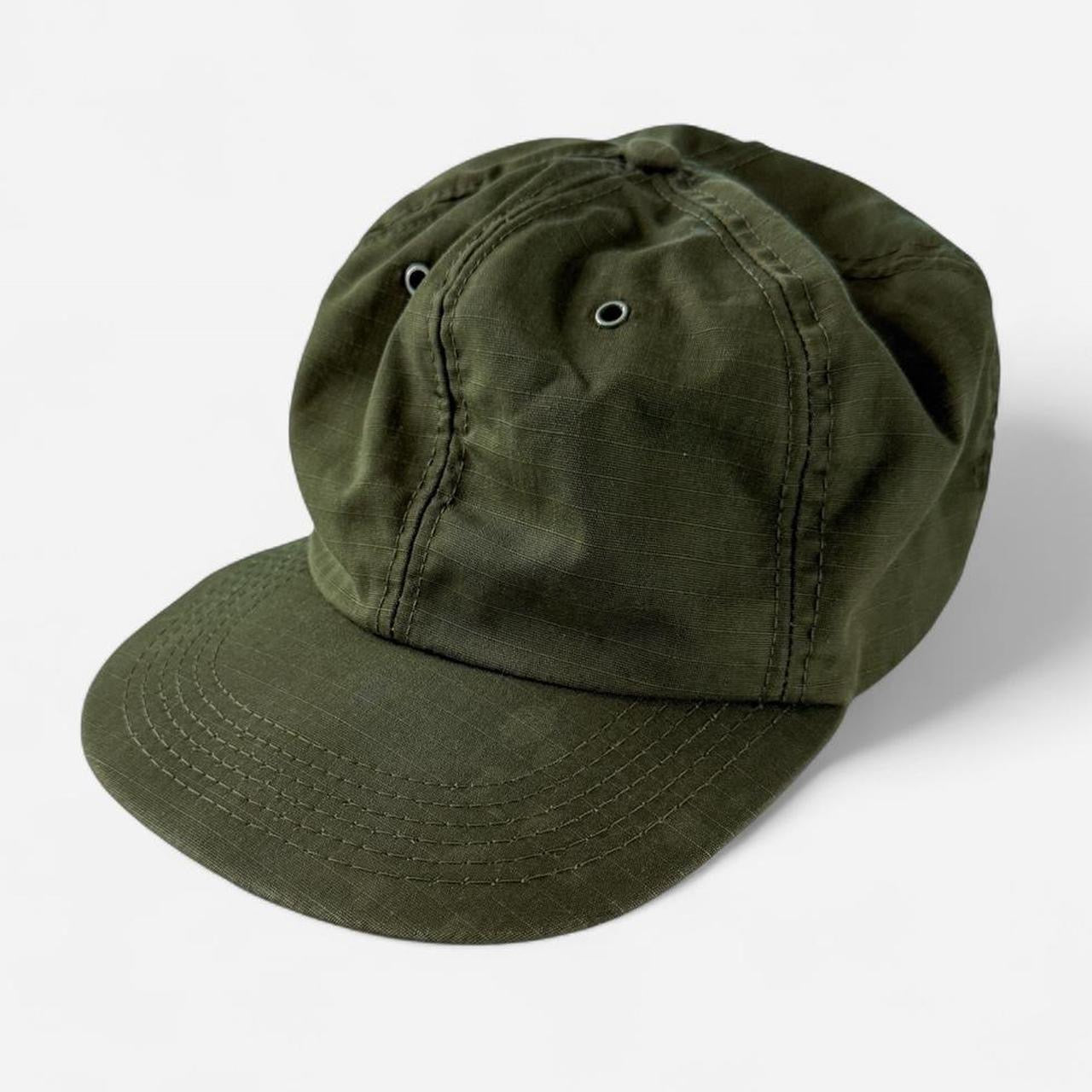 Vintage 1980s 6 Panel Rip Stop Snapback Hat