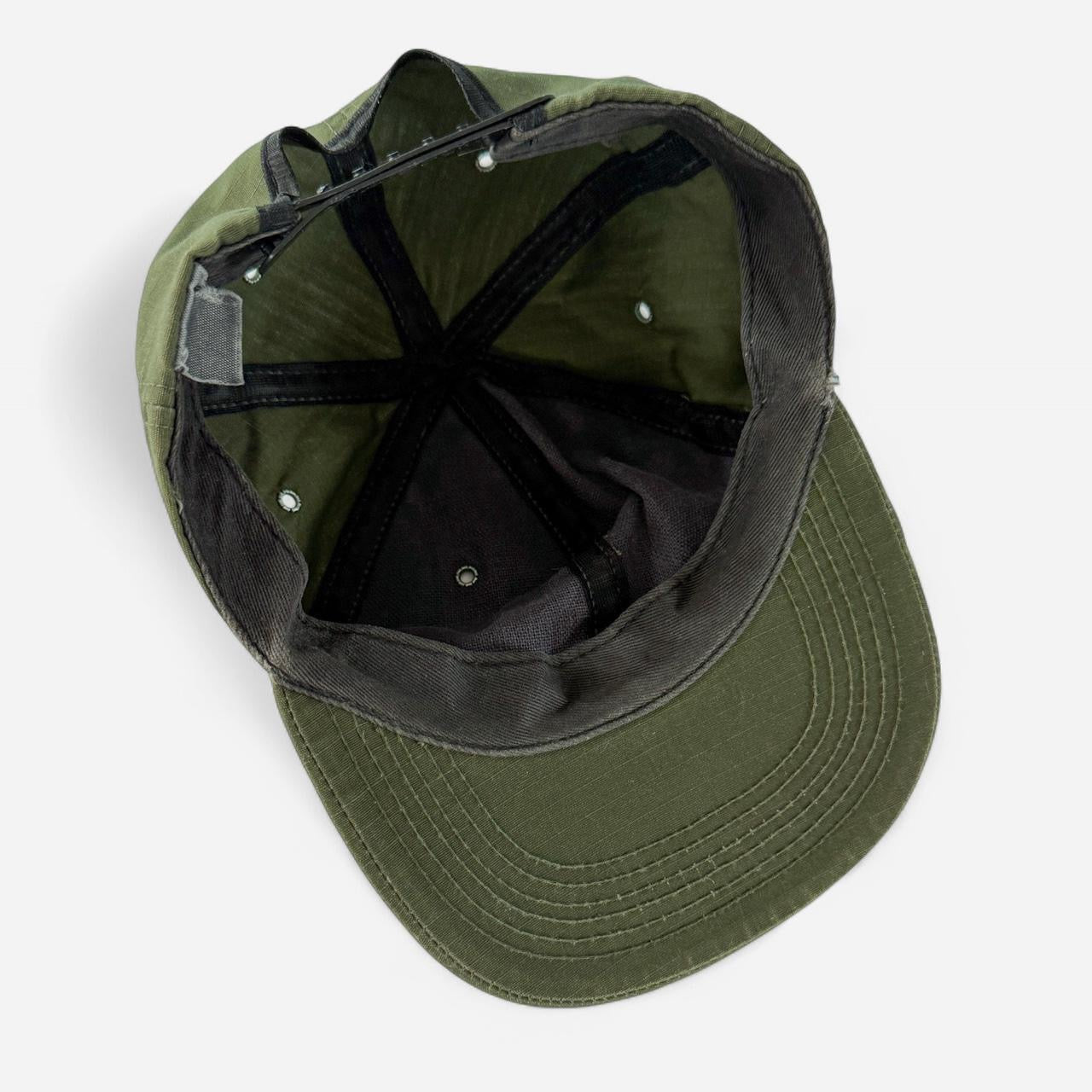 Vintage 1980s 6 Panel Rip Stop Snapback Hat
