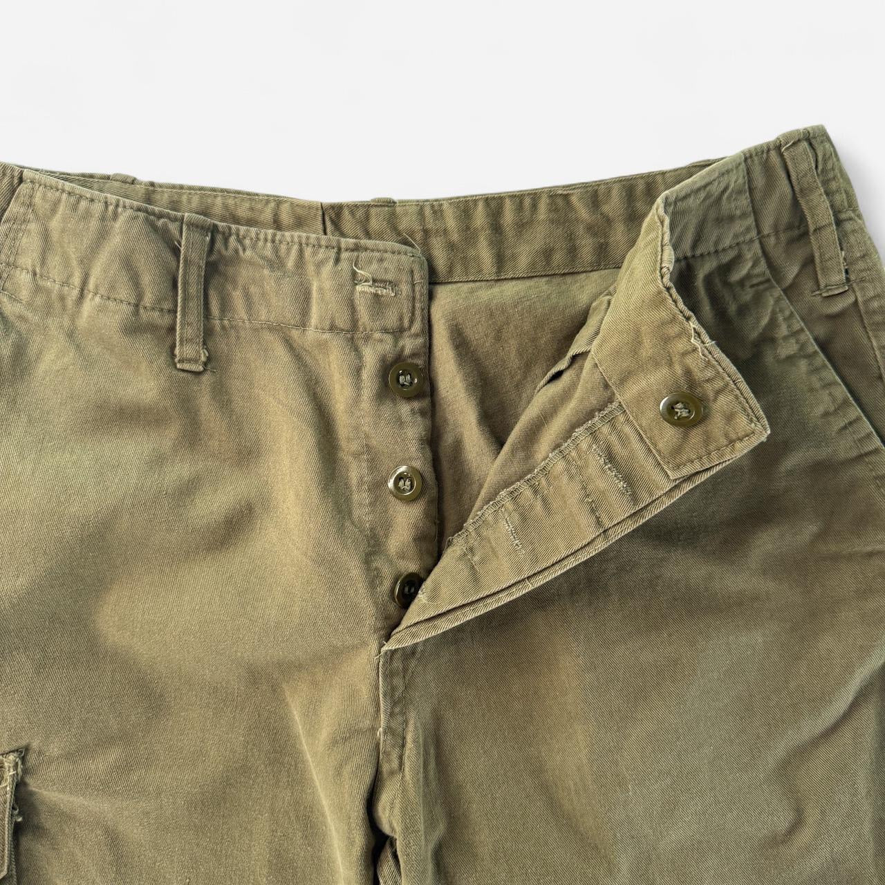 Vintage Khaki Green Cargo Utility Pants