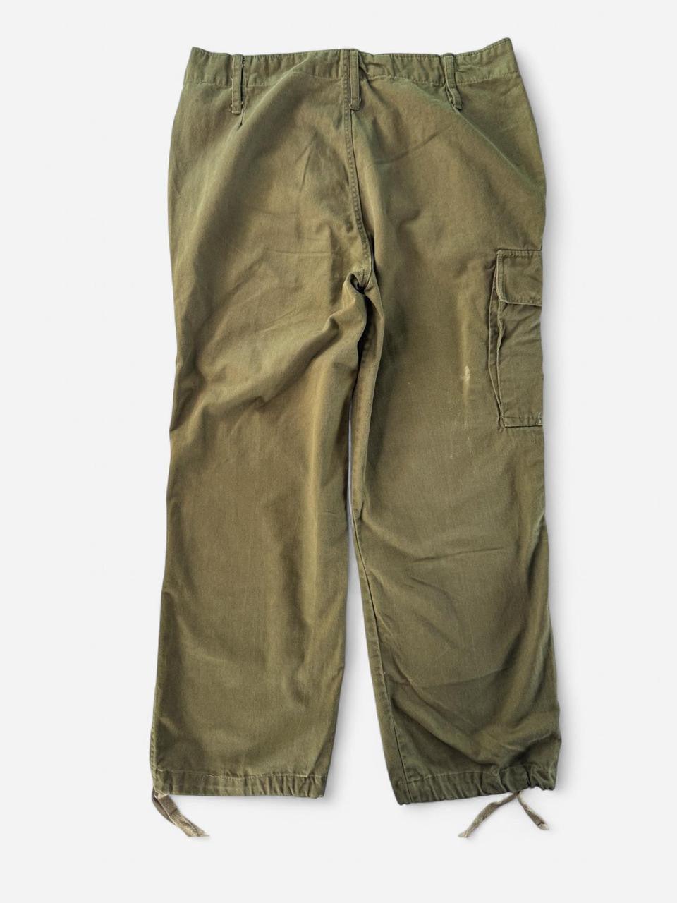 Vintage Khaki Green Cargo Utility Pants