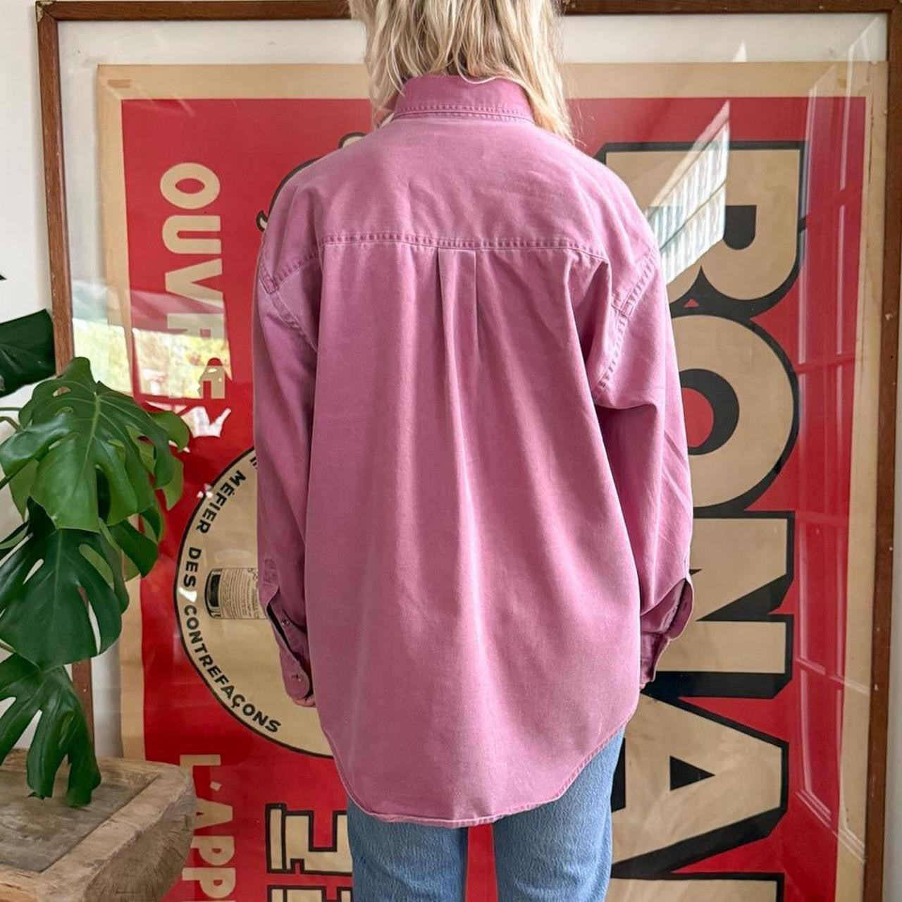 Vintage Lands End long sleeve button up shirt
