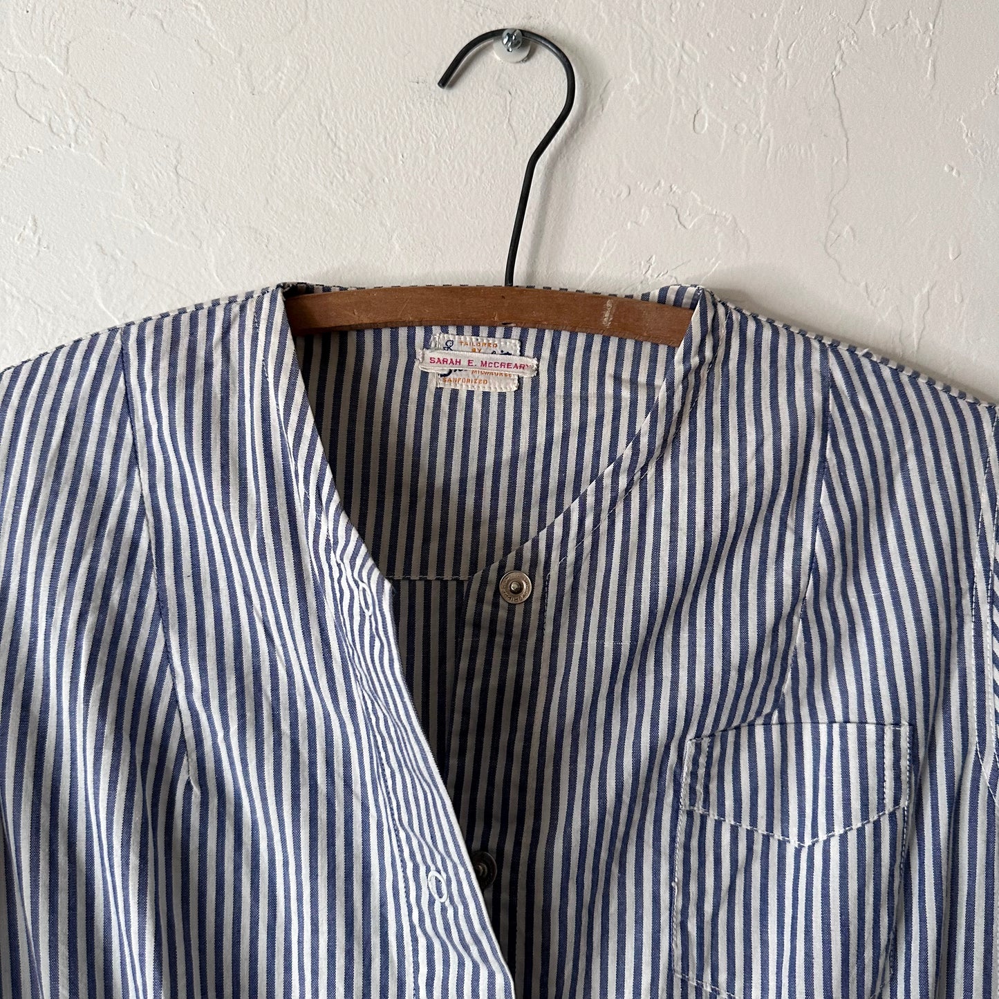 50s Striped Uniform Dress