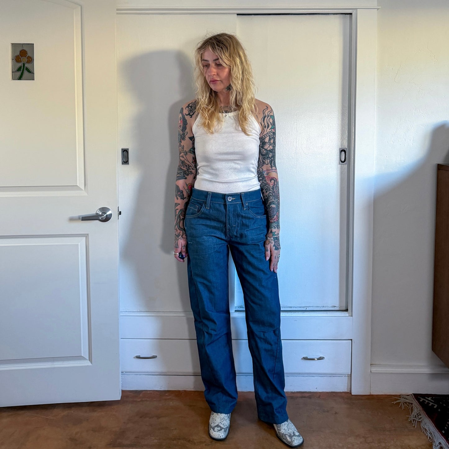 Urban Outfitters NWT BDG Jet Twisted Straight Leg Jean in Indigo