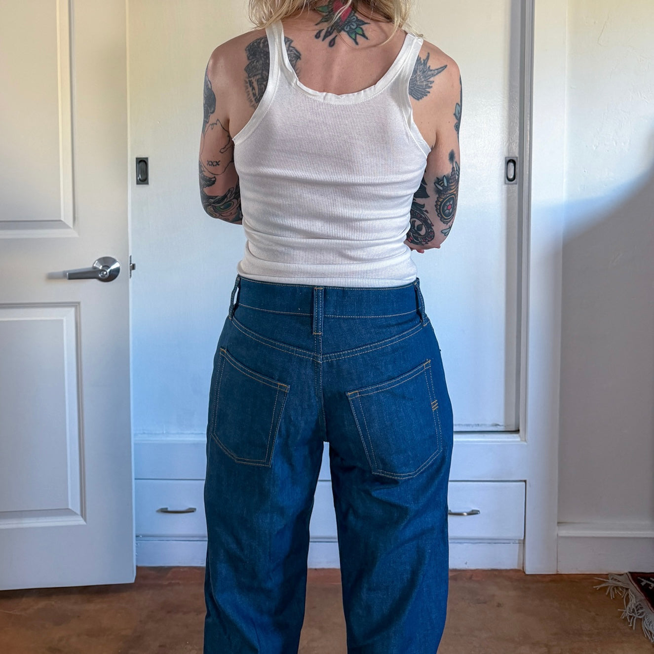Urban Outfitters NWT BDG Jet Twisted Straight Leg Jean in Indigo