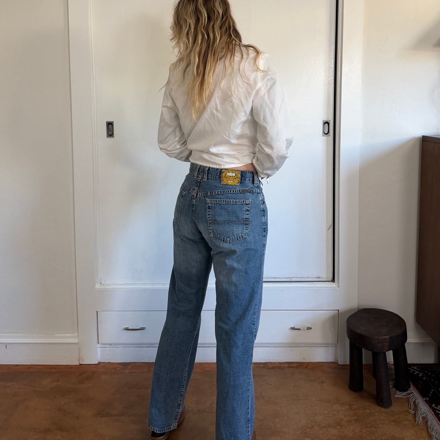 Vintage Lucky Brand Straight Leg Medium Wash Made in USA Jeans