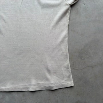 Vintage 1970s Mackinac Island Baby Tee Cream Graphic Souvenir T-Shirt