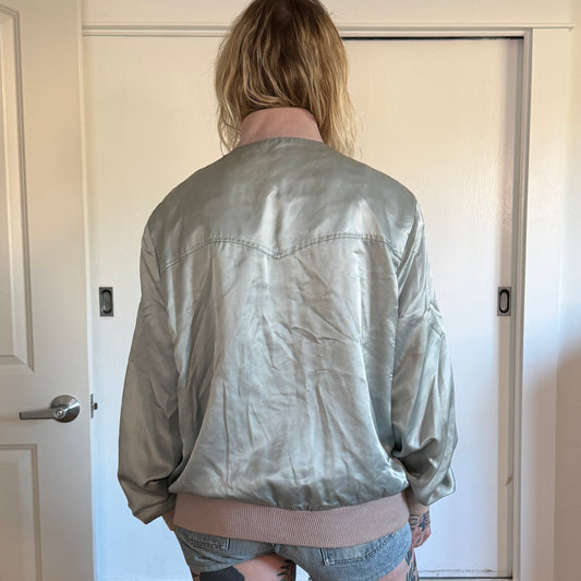 Vintage 1980s Walls polyester bomber jacket