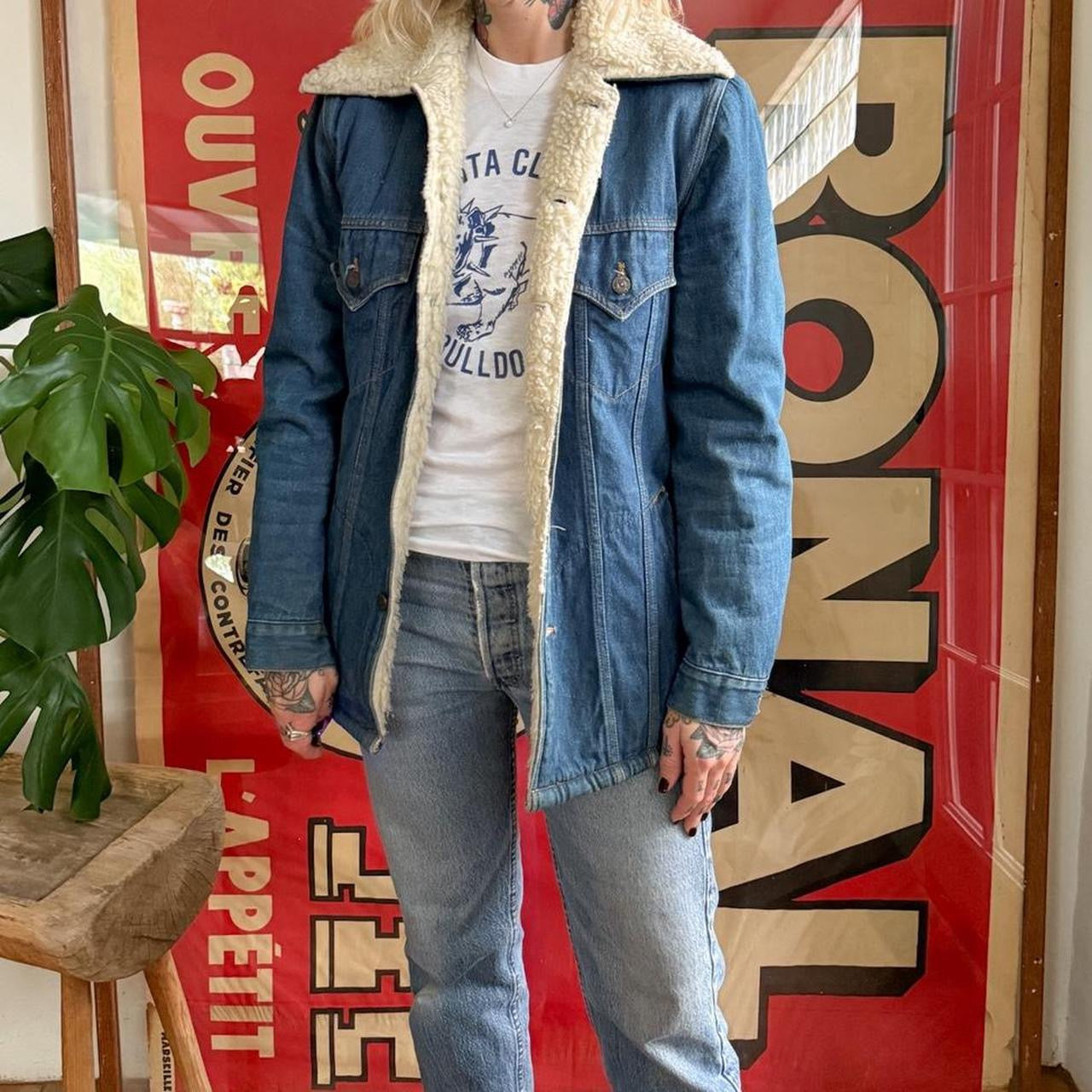 Vintage 1970s Levi’s denim Sherpa jacket