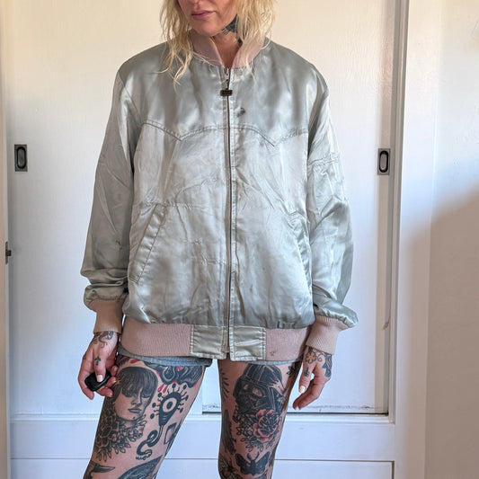 Vintage 1980s Walls polyester bomber jacket