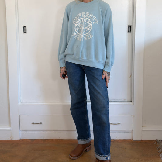 Vintage Bassett Walker University of Virginia UVA Sweatshirt