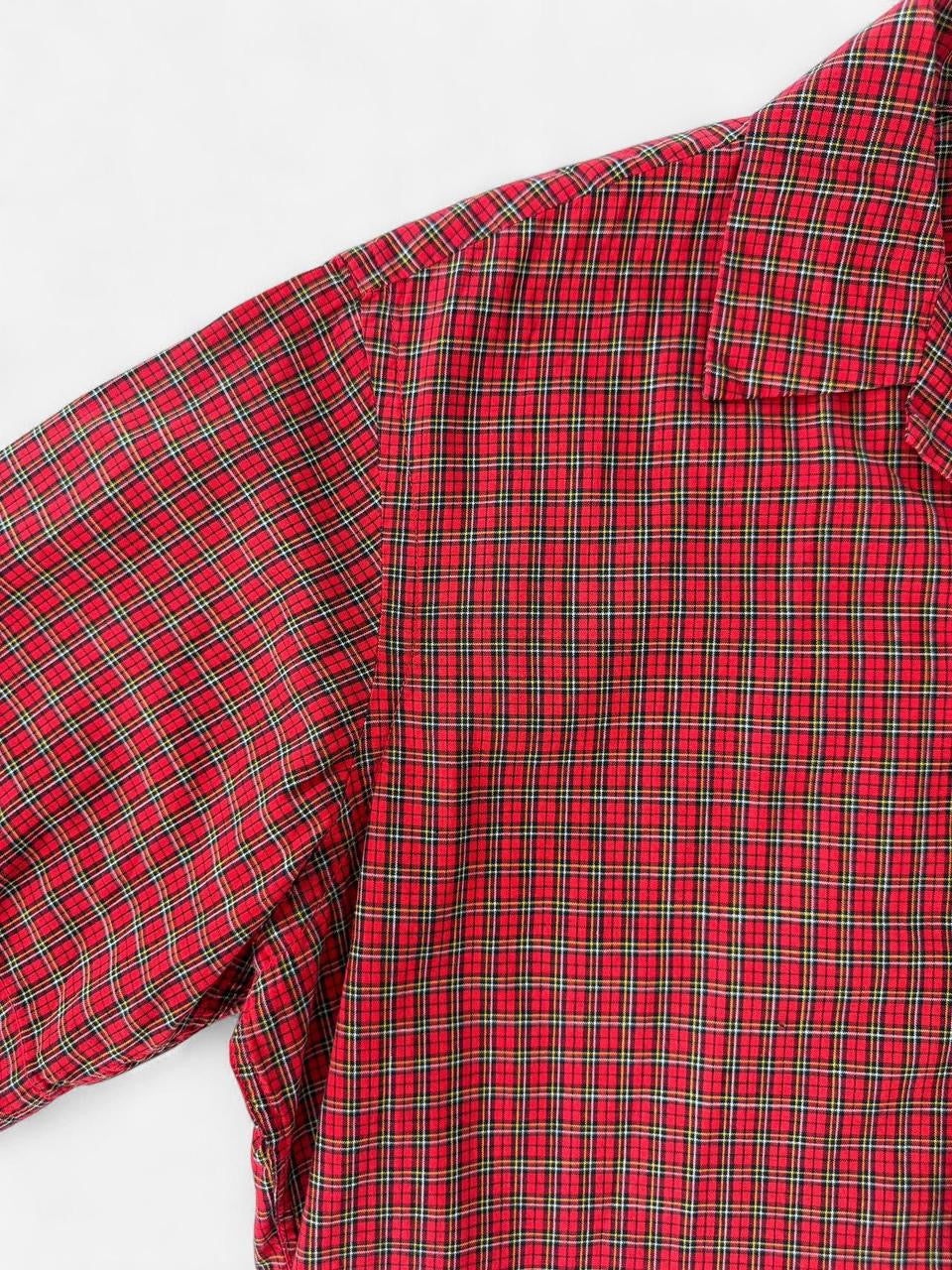 Vintage 1950s Jantzen Plaid Short Sleeve Button up Shirt