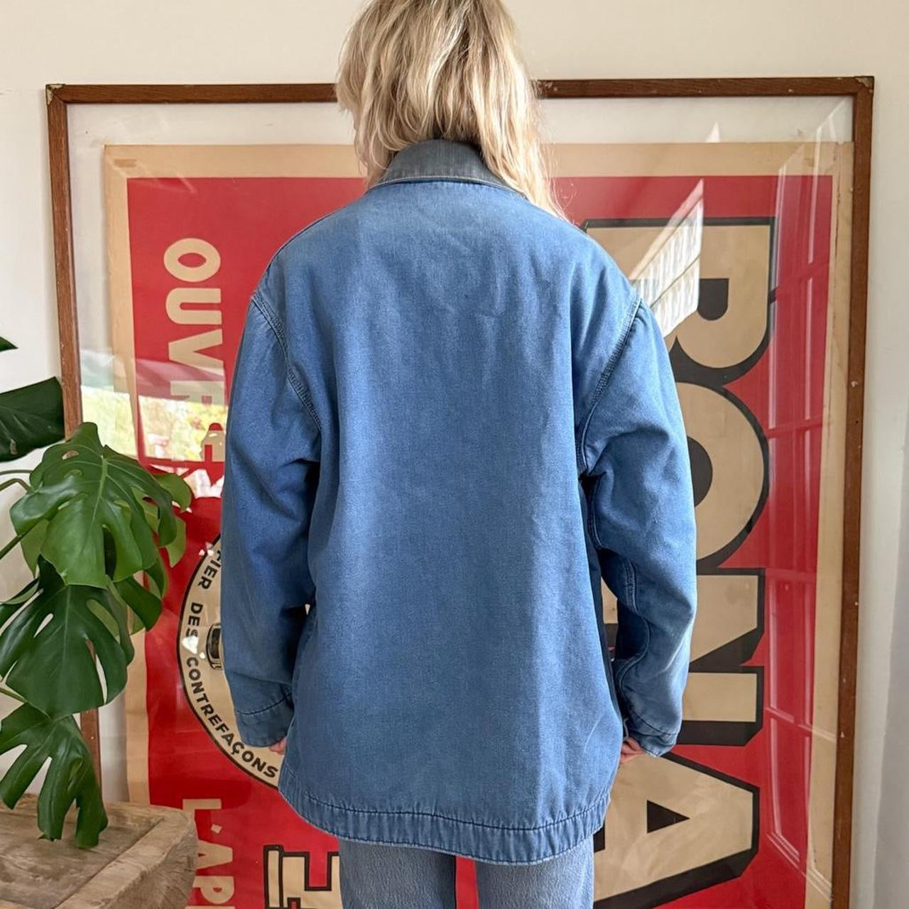 Vintage 1980s JCPenney Big Mac denim work chore jacket